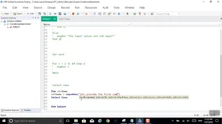 VbScript Select Case
