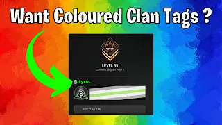 How To Get Coloured Clan Tags and Loadouts in Modern Warfare 2