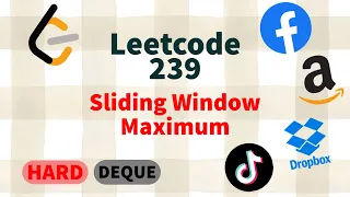 Sliding Window Maximum Leetcode 239