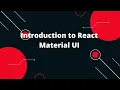 React Material UI - Introduction React Tutorial for Beginners