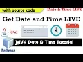 JAVA NetBeans get Live Time and Date java for beginners Tutorial