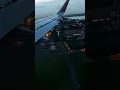 Pemandangan indah saat landing di Changi airport