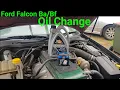 Engine Oil Change Ford Falcon service