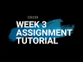 Week 3 Coding Assignment Tutorial