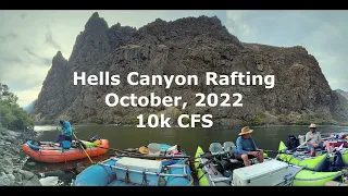Hells Canyon Granite Wild Sheep and Waterspout Rapids at 10 000 CFS