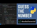 Guess the Number Game in Python Python for Beginners