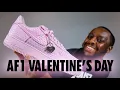 Nike Air Force 1 Valentine s Day 2026 Pink Foam On Foot Review QuickSchopes 888 Schopes IQ9965 601