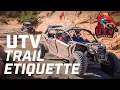 UTV Trail Riding Etiquette - Rules You Need to Know UTV Academy