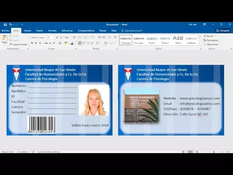 Download MP3 Cómo hacer un Carnet de identidad en Word