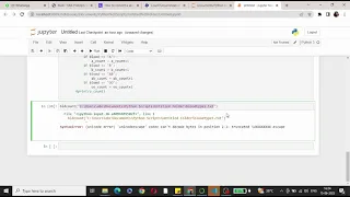 Fix Error SyntaxError Unicode error unicodeescape codec can t decode bytes in position 2-3 Python