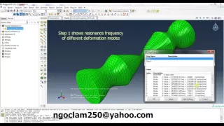 Abaqus Python Script Dimension Ultrasonic fatigue sample