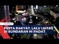 Download Lagu Malam Pesta Rakyat dan Karnaval HUT ke-80 RI, Lalu Lintas di Bundaran HI Padat