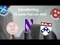 i transferred to a top 10 college and you can too