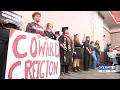 Texas Tech students stage funeral for academic freedom