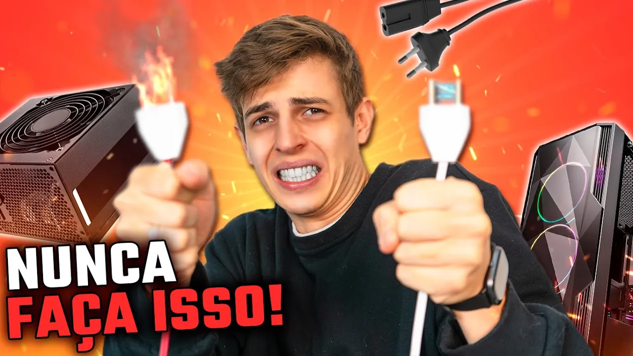 NÃO LIGUE SEU COMPUTADOR DESSE JEITO ????