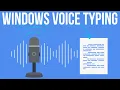 How to Setup Your Computer for Speech to Text Dictation Voice Typing