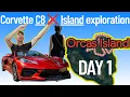 Driving our Corvette C8 on a Scenic Island Orcas Island Day 1