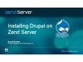 Installing Drupal on Zend Server