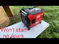Predator 3500 won t start and has no spark