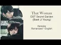 That Woman Karaoke OST Secret Garden (Romanized, English)