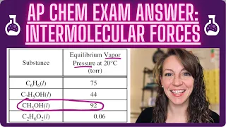AP Chem Exam Answers Intermolecular Forces
