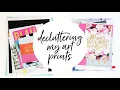 Decluttering My Art Prints Declutter My Craft Room and Art Supplies Series