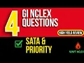 GI NCLEX Practice Questions Pharmacology Review SATA Prioritization Tips