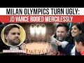 Lagu Vance's Global HUMILIATION? JD and Wife Usha HECKLED During Milan Olympics Despite Unity Warnings