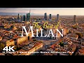 4K MILAN 2026 Milano Drone 1 Hour Aerial of Milano Lake Como Lombardia Italy Italia