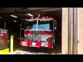 FDNY Engine 283 responds to a bus fire