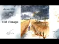 Download Lagu Paysage à l’aquarelle : Peindre un ciel d'orage