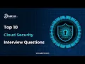 Top 10 Cloud Security Interview Questions Finally Revealed English Subtitle