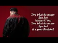 Fotty Seven feat Badshah | Boht Tej