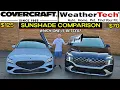 WeatherTech vs Covercraft Sunshade Comparison Review Which One Should You Buy