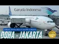 The Garuda Indonesia B777-300ER New Flight Doha - Jakarta Garuda Economy Class Trip Report