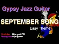 SEPTEMBER SONG (Django Reinhardt) Easy Theme | Gypsy Jazz Guitar Tab