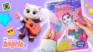 Abrindo NOVOS pacotes-surpresa 📸 Faça Você Mesmo com a Talking Angela