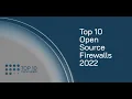 Lagu Top 10 Open Source Firewalls In 2022