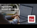 Sign in to Ping Account with Passkey