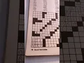 Doing a fill-in puzzle no starting word