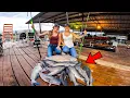 Fishing a Private Dock LOADED With BIG Fish And a PREHISTORIC GIANT It Got WILD