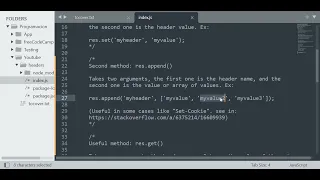 How to set and remove headers in the response with Express