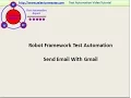 Robot Framework Send Email