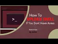 How To Upload Shell If You Dont Have Acess By AkDk
