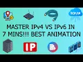 IPv4 vs IPv6 Explained Simply in 7 MINS BEST Animation NAT IPv6 IPv4 Public vs Private IP
