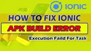 How to Fix Ionic APK Build Error - Execution Faild for Task app transformClassesWit esugarForDebug