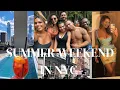 Summer Weekend in NYC the Real Real shopping Jimmy Soho rooftop bar