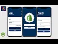 Android UI Design Tutorial Login Register Screen UI Design UiUX Tutorial