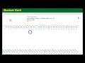 Bucket sort visualization