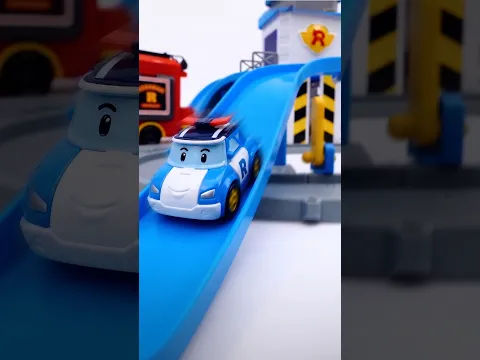Robocar Poli Rescue Team in Action! Transforming Headquarters Adventure shorts